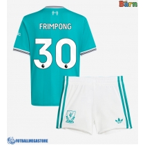 Fotballdrakt Barn Liverpool Jeremie Frimpong #30 Tredjedraktsett 2025-26 Kortermet (+ Korte bukser)
